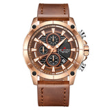 NAVIFORCE Luxe lederen Horloges Fashion Brand Chronograaf Sport Horloge Relogio Masculino