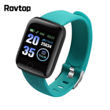 Smart Horloge Mannen Bloeddruk Waterdichte Smartwatch Vrouwen Hartslagmeter Fitness Tracker Horloge Sport Voor Android IOS