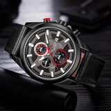 ARMIFORCE Mannen Horloges Top Luxe Merk Militaire Sport Horloge Heren Lederen Chronograph Quartz Analoog horloge Klok Relogio Masculino