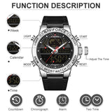 NAVIFORCE Top Merk Heren Horloges Fashion Luxe Quartz Horloge Heren Militaire Chronograaf Sport Horloge Klok Relogio Masculino