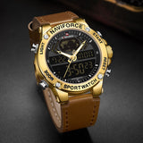 Top NAVIFORCE Merk Heren Horloge Luxe Quartz Horloges Mannen Militaire Mode Chronograaf Sport Horloge Klok Relogio Masculino