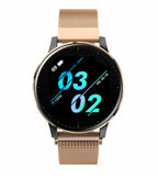 Q20 metalen band ultra-dunne horloge 1.3 "HD smart watch hartslag bloeddruk monitoring voor Android IOS smart watch PK Q8 KW10