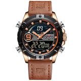 NAVIFORCE Heren Horloges Top Luxe Merk Mannen Mode Toevallige Quartz LED Digitale Horloge Mannelijke Militaire Waterdichte Sport Klok