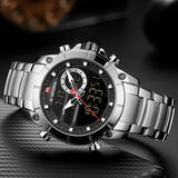 Mannen Horloges NAVIFORCE Top Merk Luxe Quartz Horloge Heren Militaire Sport Fashion Horloge Volledige Steel Klok Relogio Masculino