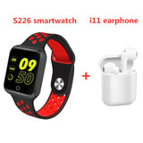 Drop verzending S226 Smart Horloge Vrouwen Mannen Sport Bluetooth Waterdichte Hartslagmeter Bloeddruk Voor iPhone Android PK iwo8