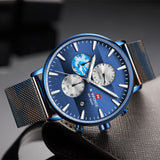 NAVIFORCE Top Horloge Mannen Merk Mode Luxe Quartz Heren Horloges Waterdichte Sport Stalen Militaire Polshorloge Relogio Masculino