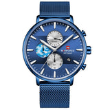 NAVIFORCE Top Heren Horloge Merk Luxe Mode Quartz Mannen Horloges Waterdichte Sport Stalen Militaire Polshorloge Relogio Masculino