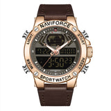 Top NAVIFORCE Merk Mannen Horloges Fashion Luxe Quartz Horloge Heren Militaire Chronograaf Sport Horloge Klok Relogio Masculino