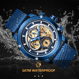 NAVIFORCE Mens Watch Top Merk Luxe Mode Quartz Mannen Horloges Waterdichte Sport Stalen Militaire Polshorloge Relogio Masculino