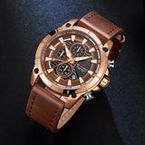 ARMIFORCE Mannen Horloges Fashion Brand Luxe Quartz Horloge Heren Lederen Chronograaf Sport Horloge Mannelijke Klok Relogio Masculino