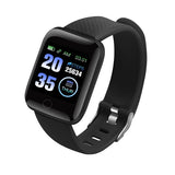 116 Plus Smart Horloge Polsbandje Sport Fitness Bloeddruk Hartslag Call Bericht Herinnering Android Stappenteller Smart Horloge