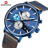 NAVIFORCE Top Horloge Mannen Merk Luxe Mode Quartz Heren Horloges Waterdichte Sport Camouflage Polshorloge Klok Relogio Masculino