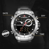 Mannen Horloges NAVIFORCE Top Merk Luxe Quartz Horloge Heren Militaire Sport Fashion Horloge Volledige Steel Klok Relogio Masculino