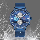 NAVIFORCE Top Horloge Mannen Merk Mode Luxe Quartz Heren Horloges Waterdichte Sport Stalen Militaire Polshorloge Relogio Masculino