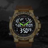 Top NAVIFORCE Merk Heren Horloge Luxe Quartz Horloges Mannen Militaire Mode Chronograaf Sport Horloge Klok Relogio Masculino