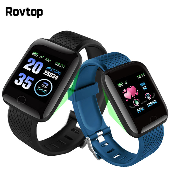 Rovtop D13 Smart Horloges 116 Plus Hartslag Horloge Smart Polsband Sport Horloges Smart Band Waterdichte Smartwatch Android