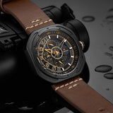 2018 Top Merk Luxe NAVIFORCE Horloge Mannen Mode Sport Quartz Horloges mannen Lederen Waterdichte Hand Klok Relogio Masculino