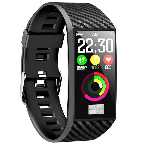 Smart Horloge DT58 ECG Hartslag Bloeddrukmeter Fitness Tracker Horloge Sport Smart Polsband Multi-sport Modus PK ID115 M3