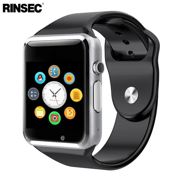 Rinsec A1 Smart Horloge Volwassen Bluetooth Horloge met SIM TF Card Slot voor iPhone Android Telefoons