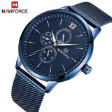 NAVIFORCE Nieuwe Mode Merk Mannen Militaire Horloge Heren Casual Sport Quartz Horloges Mannelijke Waterdichte Chronograaf Klok