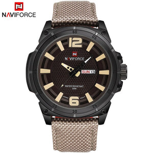 2016 Luxe Merk Mannen Sport Horloges mannen Quartz Uur Dial Datum Klok Man Army Militaire Waterdicht Fashion Casual Pols horloge