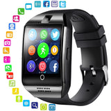 Rinsec Q18 Bluetooth Smart Horloge met Grote Batterij Touch Screen Ondersteuning TF Sim Card voor Xiaomi Android Telefoon