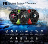 F5 Smart Watch IP67 Waterproof Heart Rate Monitor GPS Multiple Sport Mode OLED Altimeter Bluetooth Fitness Tracker Android iOS