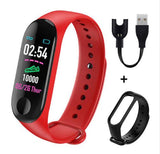 Rovtop M3 Plus Smart Polsbandje Hartslagmeter Smart Armband Horloge FitnessTracker Smart Band Met een vervanging Bandjes