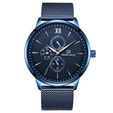 NAVIFORCE Nieuwe Mode Merk Mannen Militaire Horloge Heren Casual Sport Quartz Horloges Mannelijke Waterdichte Chronograaf Klok