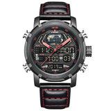 Heren Horloges Top Luxe Merk NAVIFORCE Mode Digitale Klok Mannen Quartz Sport Horloge Man Lederen Militaire Waterdicht Horloge