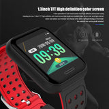 VERYFiTEK Nylon Smart Horloge Bloeddruk Hartslagmeter Fitness Armband Sport Horloge Mannen Vrouwen Smartwatch voor IOS Android