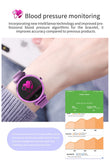 Vrouwelijke smart watch R6 hartslag bloeddruk fitness tracker vrouwelijke fysiologische monitoring voor Android IOS PK H2 H1xiaomi3