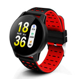 Hartslagmeter Slimme Horloge Mannen Bloeddruk Waterdicht Activiteit Fitness tracker Sport Smartwatch Android ios voor vrouwen