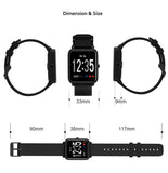 D010 sport smart armband IP68 waterdicht hartslag bloeddruk monitoring klok zwemmen horloge voor iphone 6 7 Android IOS