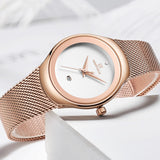 NAVIFORCE Vrouwen Horloges Top Brand Luxe Rvs Dames Horloge Vrouwen Mode Quartz Klok Reloj Mujer Relogio Feminino