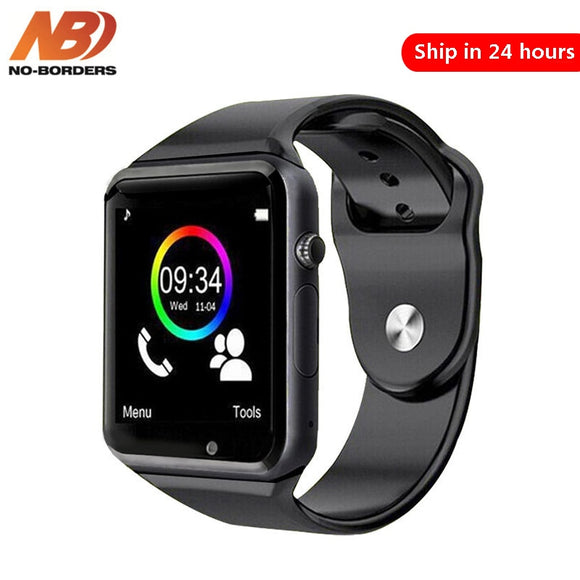 GEEN-GRENZEN Bluetooth A1 Smart Horloge Sport Horloge Ondersteuning 2G SIM TF Camera Smartwatch Voor Android Telefoon PK GT08 DZ09 iwo 8 Y1