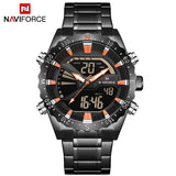 NAVIFORCE Horloge Mannen Mode Toevallige Sport Horloges mannen Militaire Waterdicht Quartz Horloge Mannelijke LED Klok Relogio Masculino