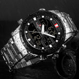 NAVIFORCE Top Luxe Merk Mannen Horloge Nieuwe Sport Fashion Quartz Horloge Waterdicht Rvs Mannen Kijken Relogio Masculino