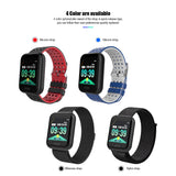 VERYFiTEK Nylon Smart Horloge Bloeddruk Hartslagmeter Fitness Armband Sport Horloge Mannen Vrouwen Smartwatch voor IOS Android