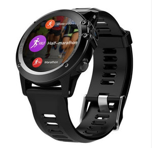 Mode Nieuwe H1 Smart Horloge Android 4.4 Waterdicht 1.39 MTK6572 BT 4.0 3g Wifi GPS SIM Voor iPhone Smartwatch mannen Wearable Apparaten