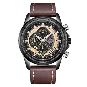 ARMIFORCE Top Merk Luxe Heren Horloges Quartz Militaire Mannen Lederen Sport Horloges Zakelijke mannen Horloge Waterdicht Klok