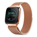 Mannen vrouwen mode smart watch Q3 Plus IP68 waterdichte horloges hartslag bloeddruk informatie herinnering tracker voor xiaomi