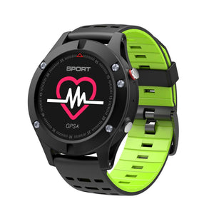 F5 Smart Horloge IP67 Waterdichte Hartslagmeter GPS Meerdere Sport Modus OLED Hoogtemeter Bluetooth Fitness Tracker Android iOS