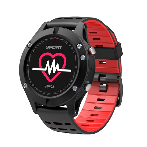 F5 Smart Horloge IP67 Waterdichte Hartslagmeter GPS Meerdere Sport Modus OLED Hoogtemeter Bluetooth Fitness Tracker Android iOS