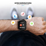 VERYFiTEK Bloeddruk Zuurstof Smart Horloge Hartslagmeter Fitness Armband Sport Horloge Mannen Vrouwen Smartwatch voor IOS Android