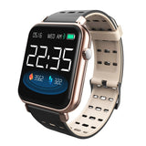 Nieuwe Y6 pro 1.3 "HD kleur waterdicht smart watch hartslag bloeddruk zuurstof test voor Android IOS vrouwen mode horloge PK P68