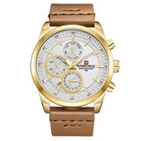 NAVIFORCE Mannen Horloges Top Luxe Merk Waterdichte 24 Uur Datumweergave Quartz Horloge Mannelijke Leer Mode Causale Sport Klok