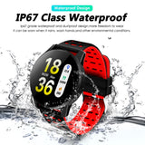 Hartslagmeter Slimme Horloge Mannen Bloeddruk Waterdicht Activiteit Fitness tracker Sport Smartwatch Android ios voor vrouwen