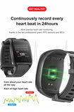 Smart Horloge V2 1.3 "kleur hartslag bloeddrukmeter stap fitness tracker klok slaap monitor voor Android IOS sport horloge