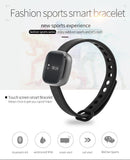 ABAY V8 Mevrouw Bluetooth Smart Horloge Armband Horloge Gezondheid Tracking SMS Alert Armband PK id107 mi band2 id 115 IP68 waterdichte